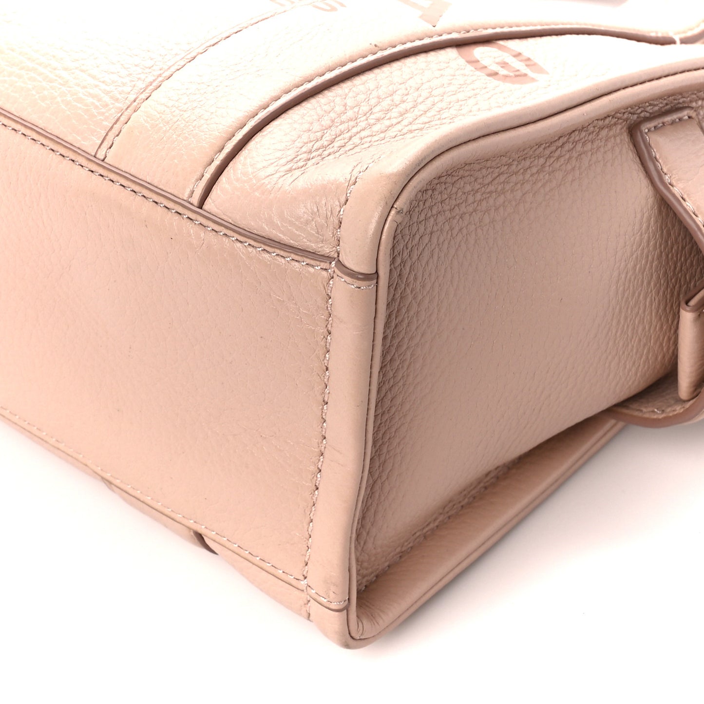 Grained Calfskin Small The Tote Bag Rose Dust