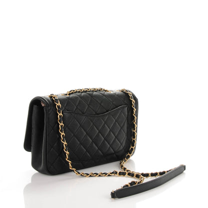 Chanel Caviar Quilted Medium CC Filigree Flap Black 3 of 7