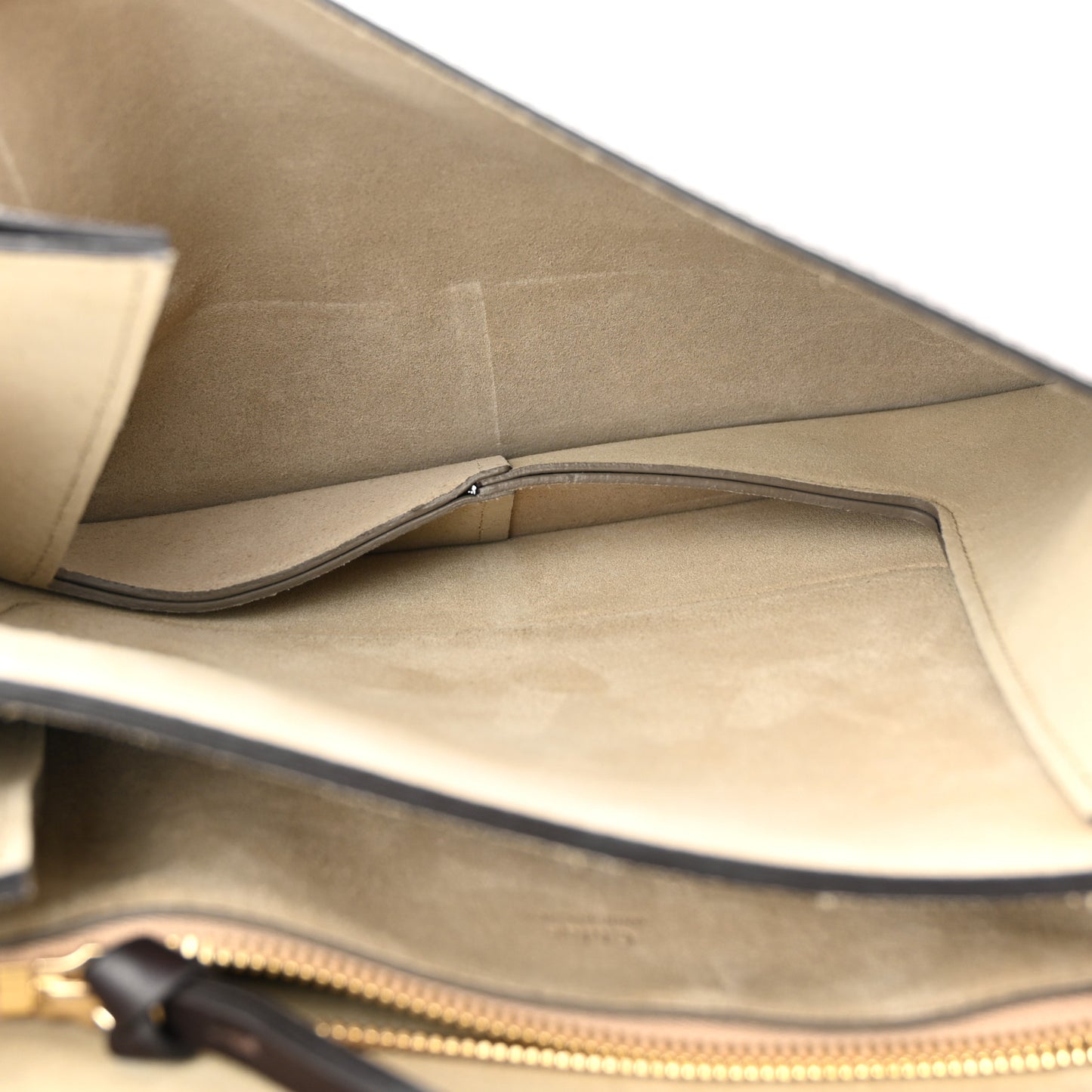 Calfskin Suede Medium Faye Shoulder Bag Carbon Brown