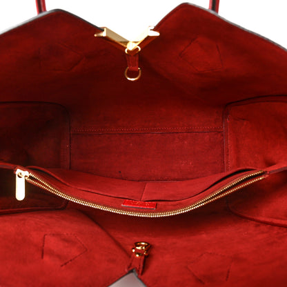 Louis Vuitton Calfskin Monogram Kimono Tote Cherry 6 of 19