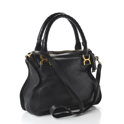 Chloe Calfskin Medium Marcie Satchel Black 4 of 10