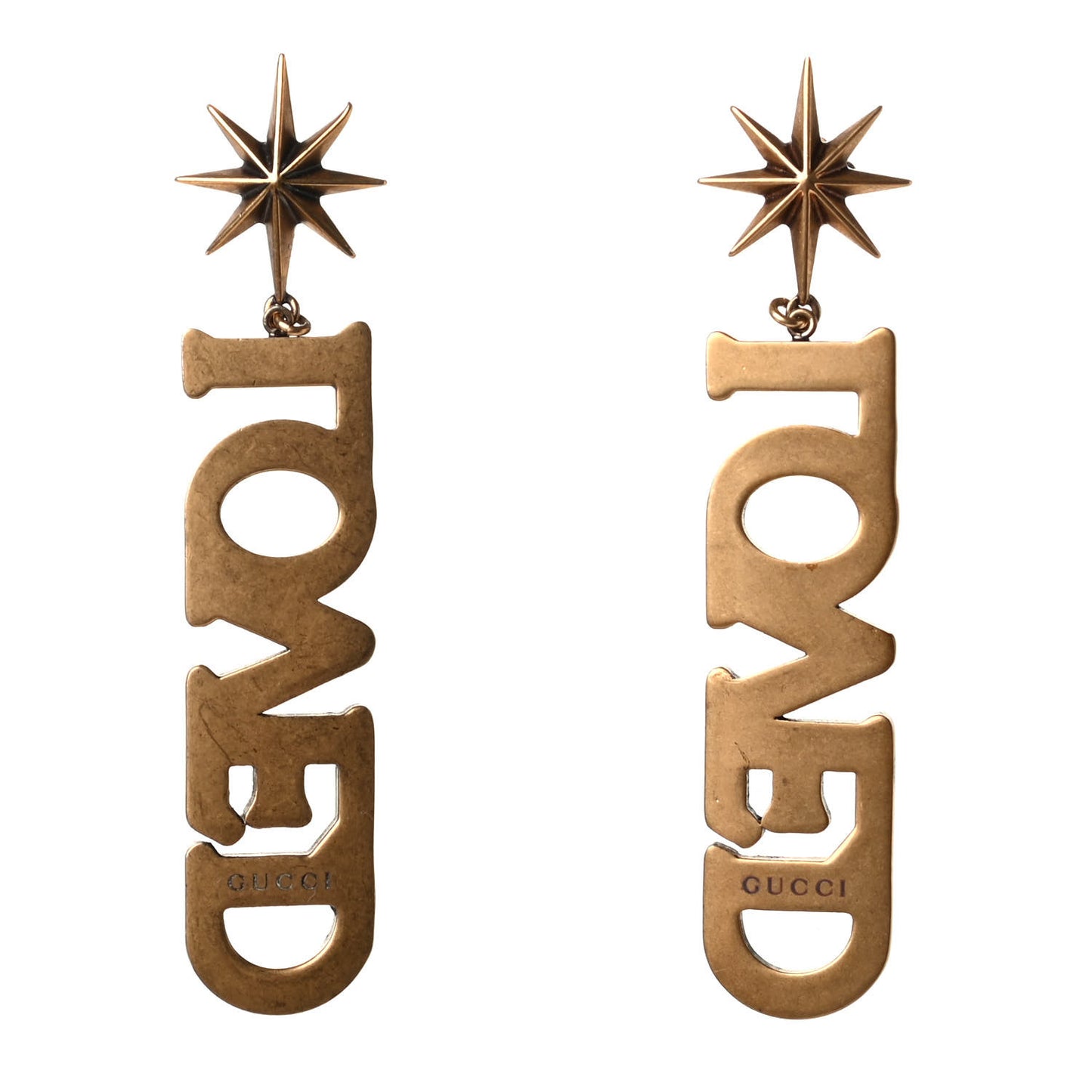 Pearl Loved Earrings Aged Gold