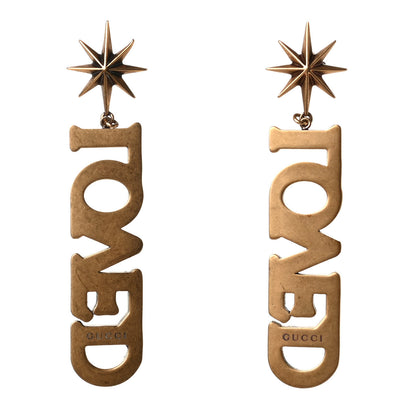 Gucci Pearl Loved Earrings Aged Gold 4 of 8