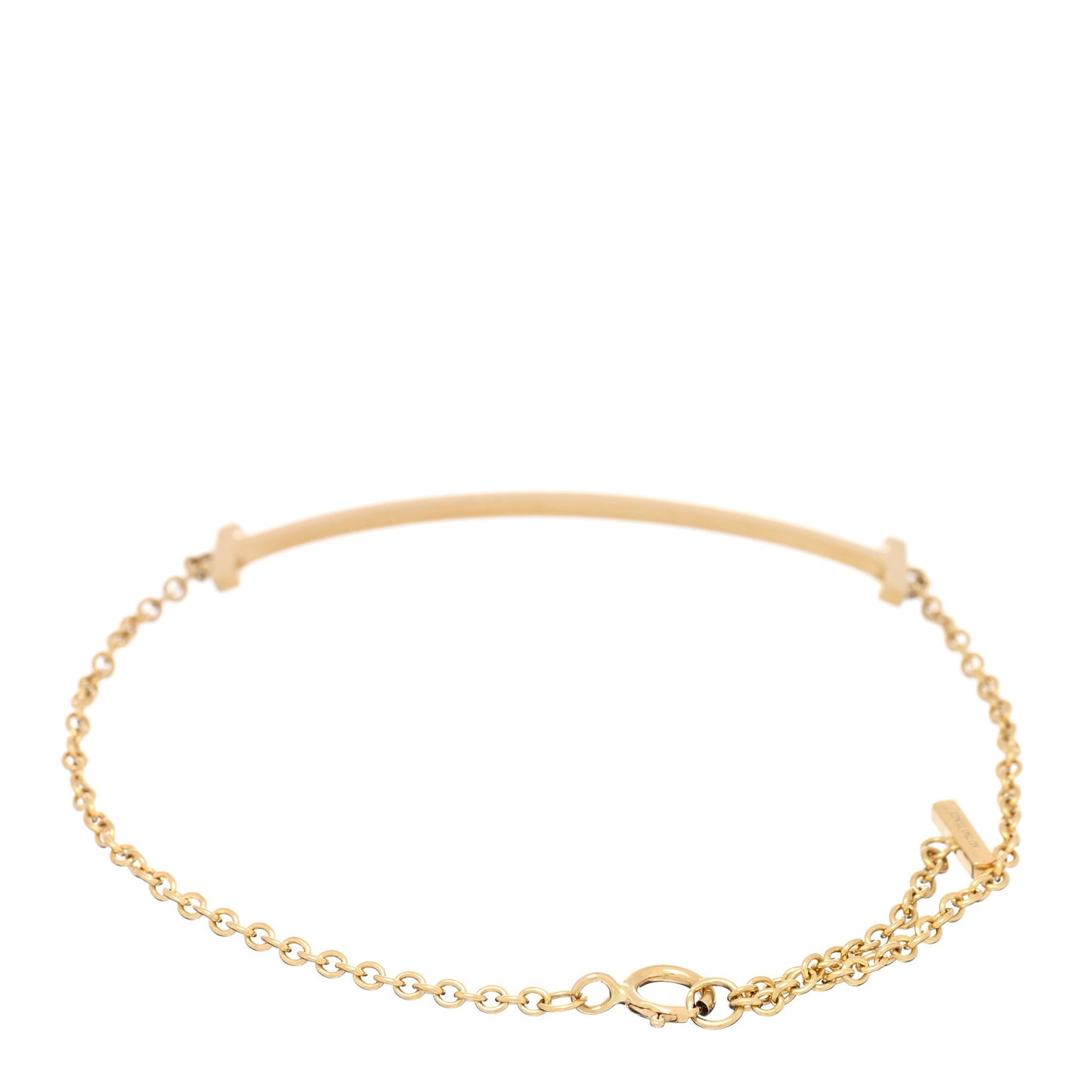 18K Yellow Gold T Smile Bracelet