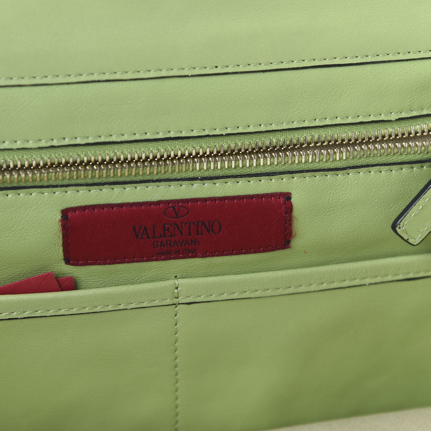 Denim Medium Rockstud Tote Blue Green
