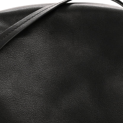 The Row Polished Saddle Calfskin Mira Clutch Black 7 of 10