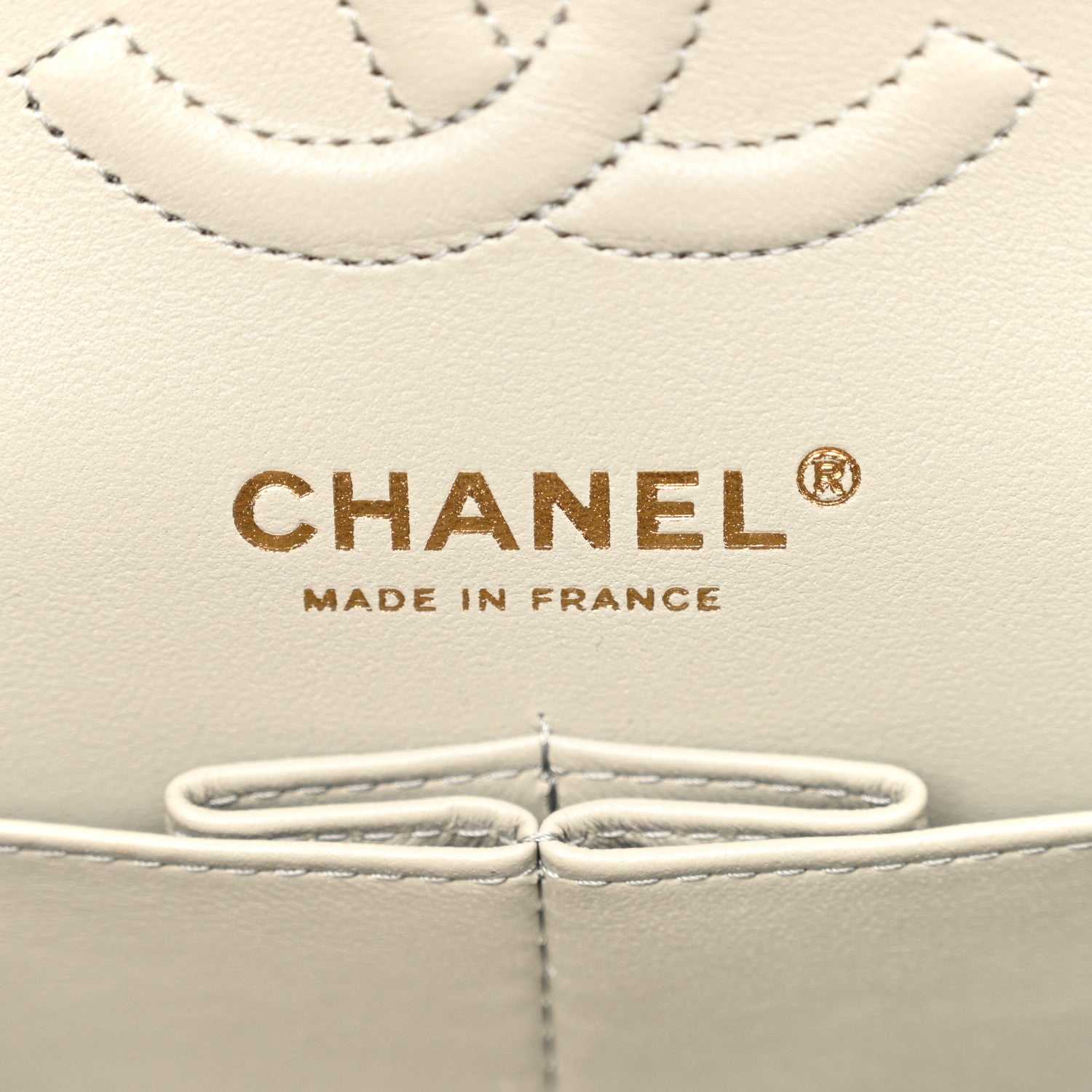 Chanel Lambskin Quilted Small Double Flap Grey 6 of 10