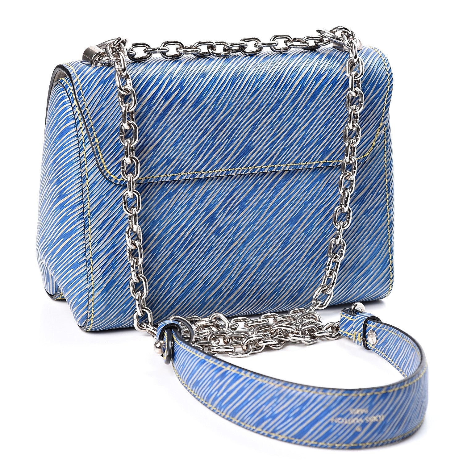 Louis Vuitton Epi Twist Shoulder Bag PM Denim Light 2 of 9