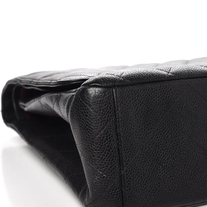 Chanel Caviar Quilted Maxi Double Flap Black 11 of 18