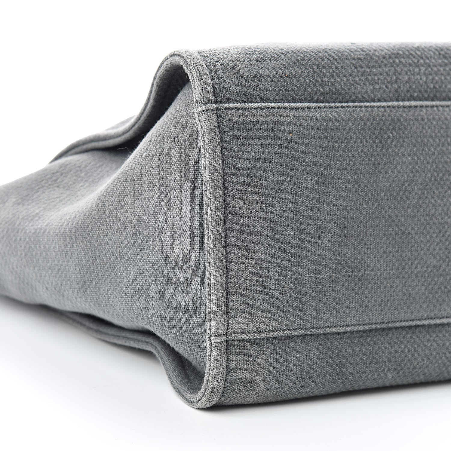 Chanel Canvas Large Deauville Tote Grey 9 of 10