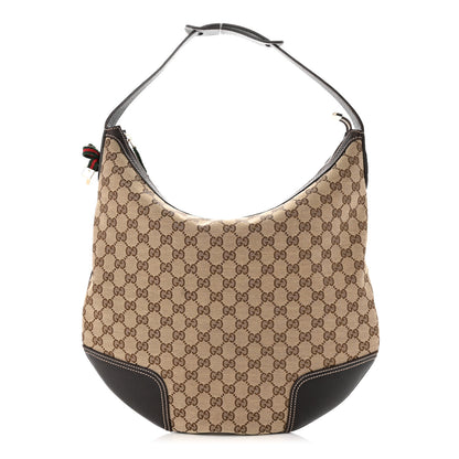 Gucci Monogram Large Princy Hobo Dark Brown 1 of 10
