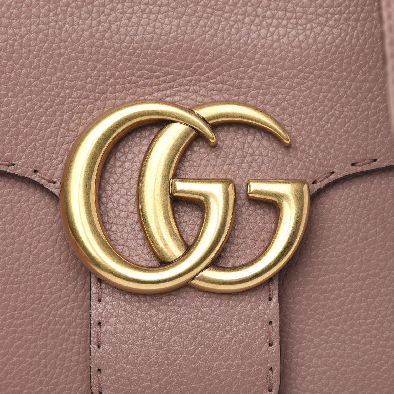 Gucci Calfskin Small GG Marmont Top Handle Bag Rosy Phard 8 of 12