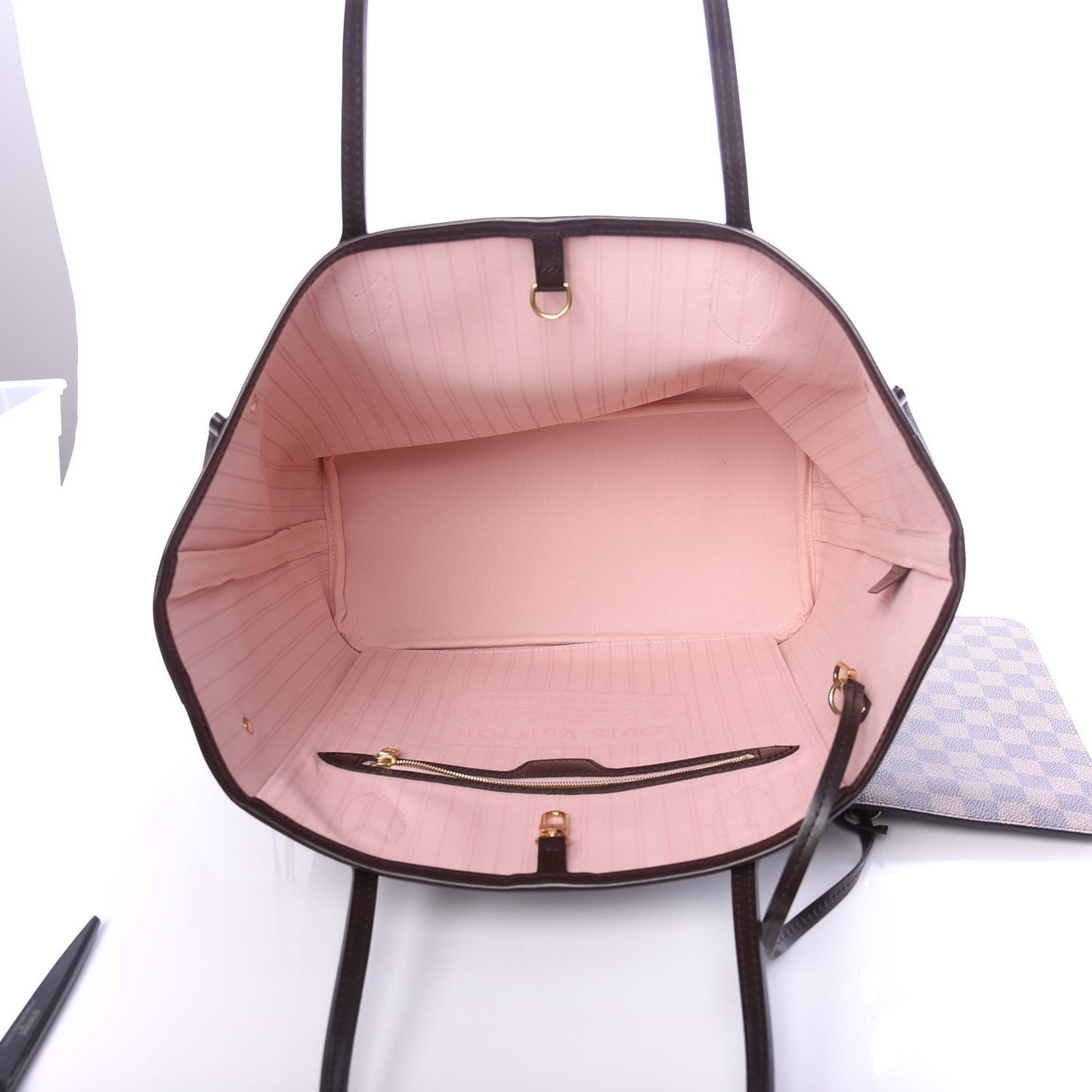 Damier Ebene Neo Neverfull MM Rose Ballerine