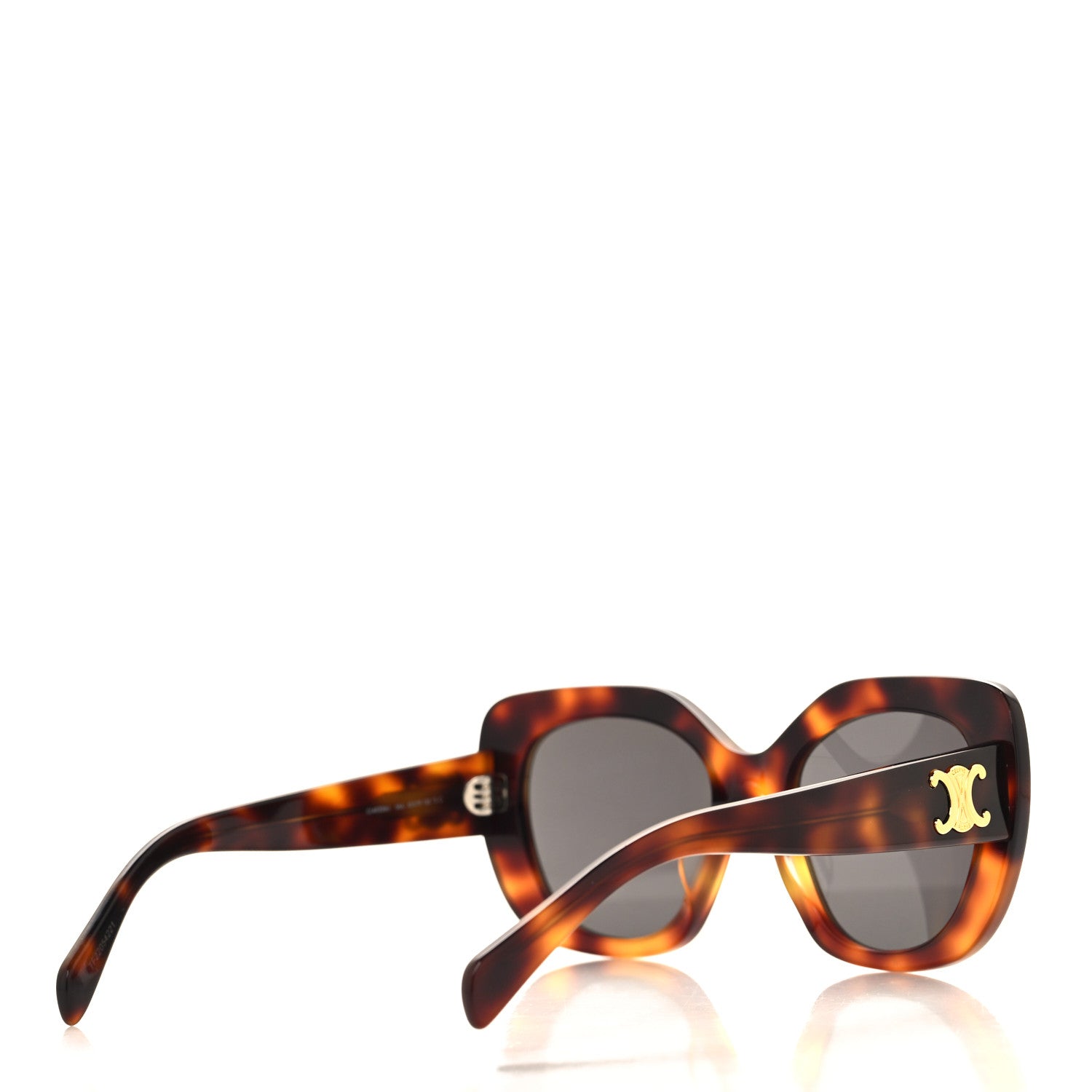 Celine Acetate Triomphe 01 Sunglasses CL40226U Gradient Havana 4 of 7