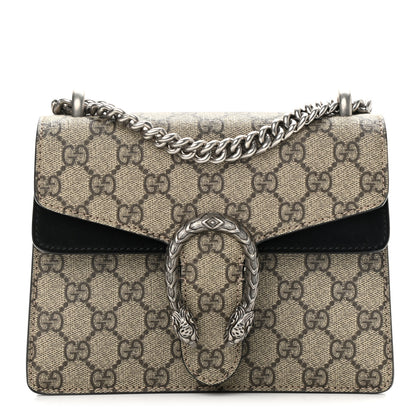Gucci GG Supreme Monogram Mini Dionysus Shoulder Bag Black 1 of 11
