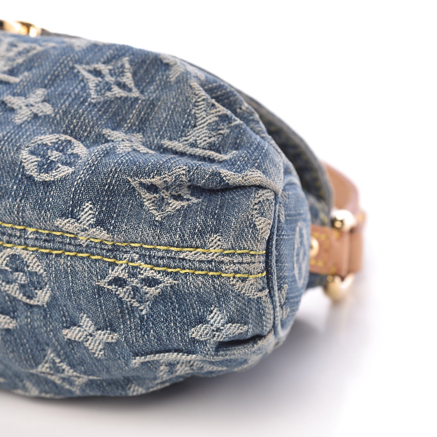 Louis Vuitton Monogram Denim Mini Pleaty Blue 9 of 11