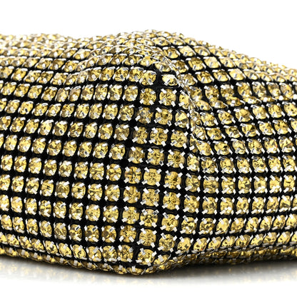 Alexander Wang Mesh Crystal Rhinestone Mini Heiress Pouch Porcelain 7 of 8