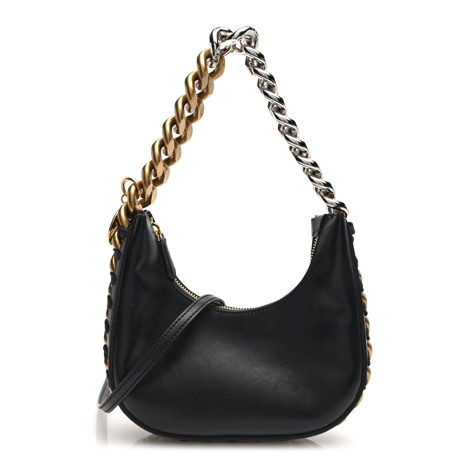 Stella McCartney Eco Alter Nappa Small Frayme Shoulder Bag Black 1 of 9