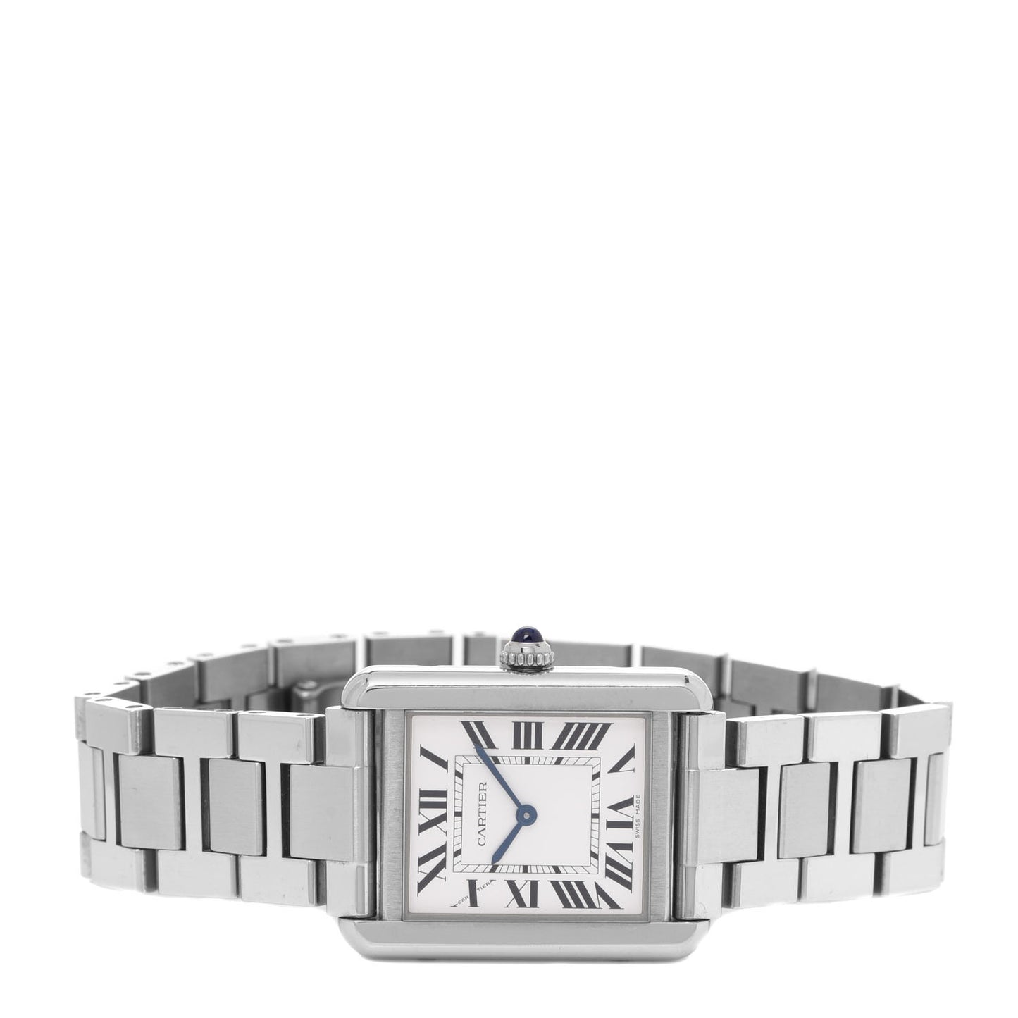 Stainless Steel 24mm Tank Solo Quartz Watch