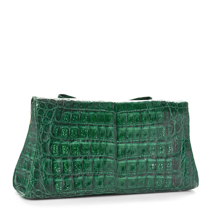 Nancy Gonzalez Crocodile Bow Clutch Green 3 of 15