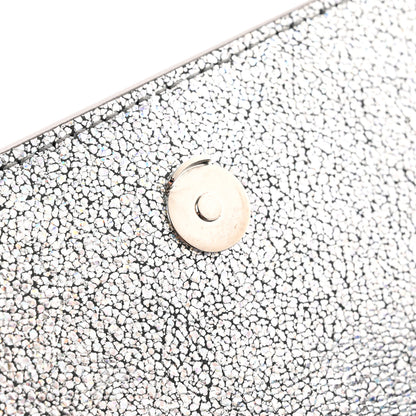 Saint Laurent Metallic Crackled Calfskin Monogram Sunset Chain Wallet Star Light 13 of 13