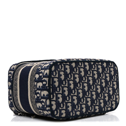 Christian Dior Oblique Diortravel Vanity Case Blue Blue 4 of 8