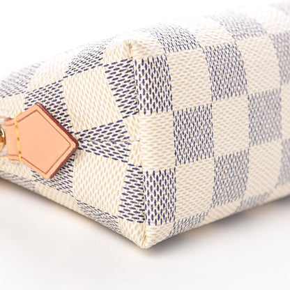 Louis Vuitton Damier Azur Cosmetic Pouch 5 of 10