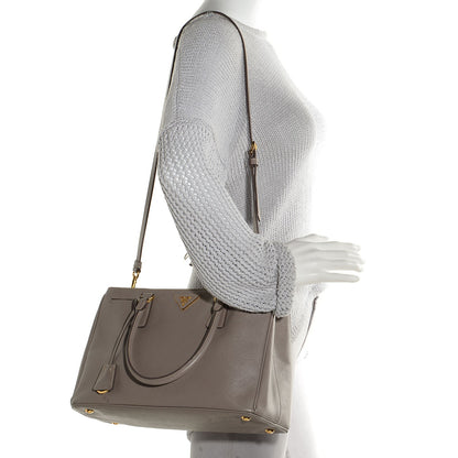 Prada Saffiano Lux Medium Tote Argilla 2 of 9