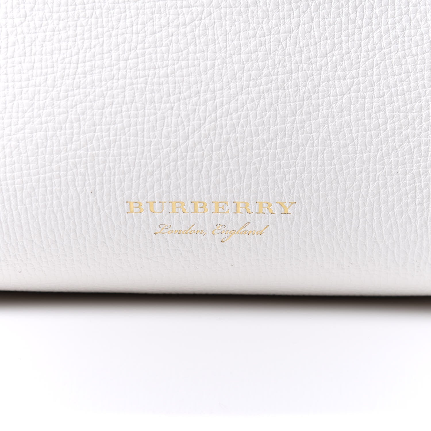 Burberry Derby Calfskin House Check Small Camberley Chalk White Black 12 of 12