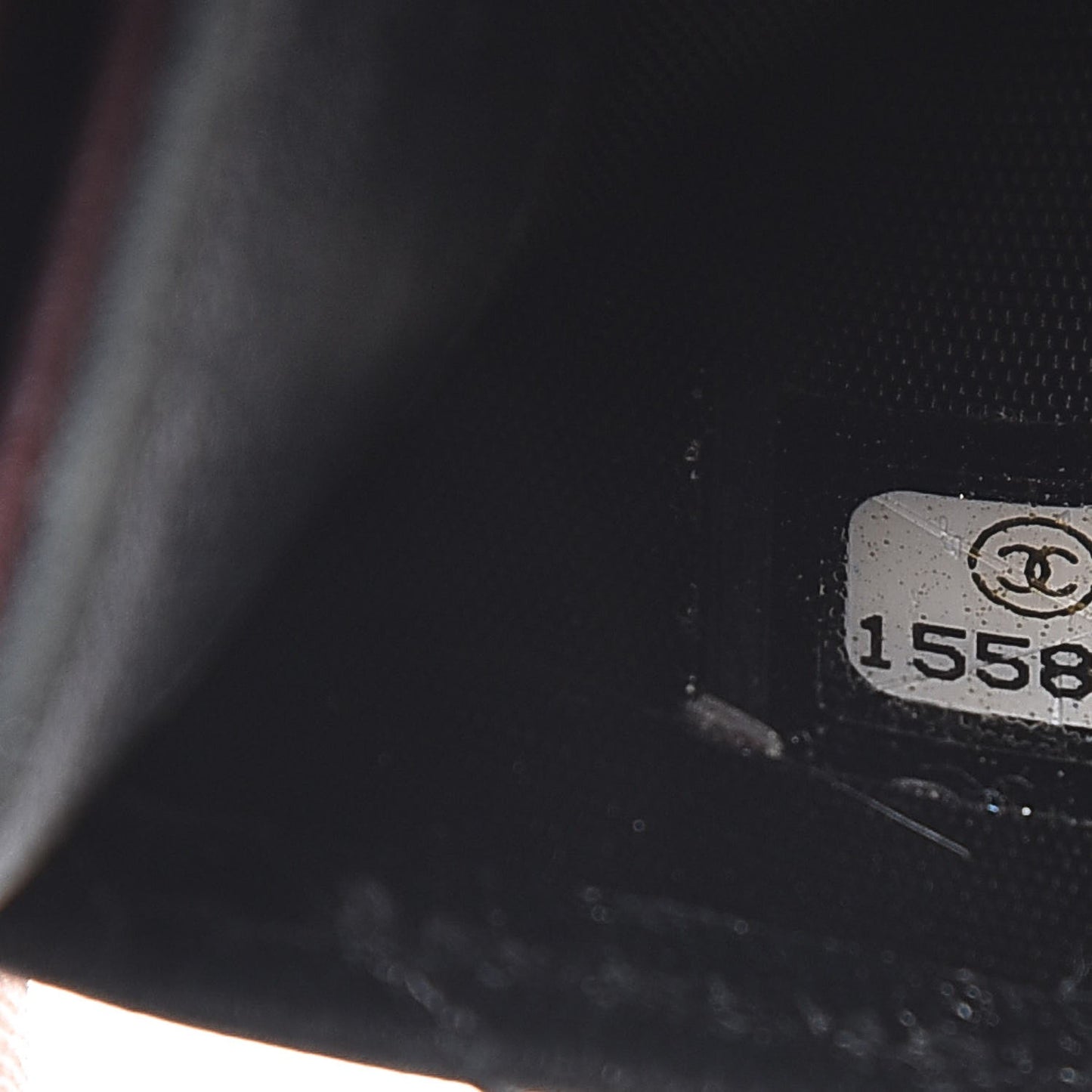 Lambskin Quilted Card Holder Black