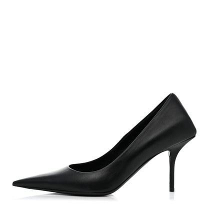 Balenciaga Nappa Square Knife 80mm Pumps 37.5 Black 1 of 8