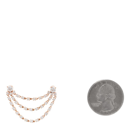 Anita Ko 18K Rose Gold Diamond Bianca Earring 2 of 4