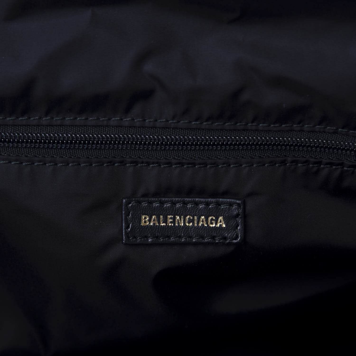 Balenciaga Nylon Wave Logo Wheel Gym Bag Black 8 of 9