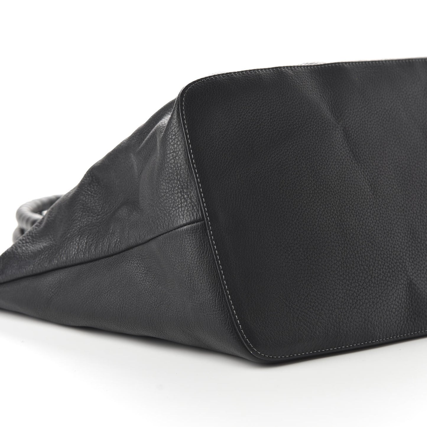 Calfskin Large New Marcie Tote Black