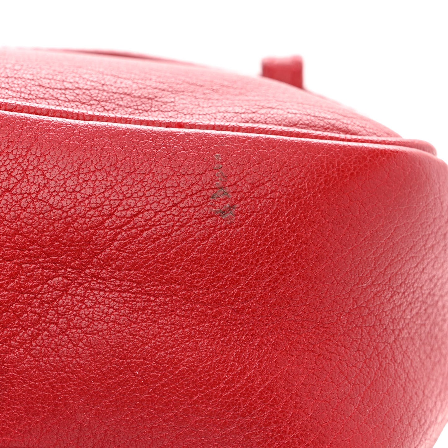 Lambskin Monogram Lou Belt Bag Red