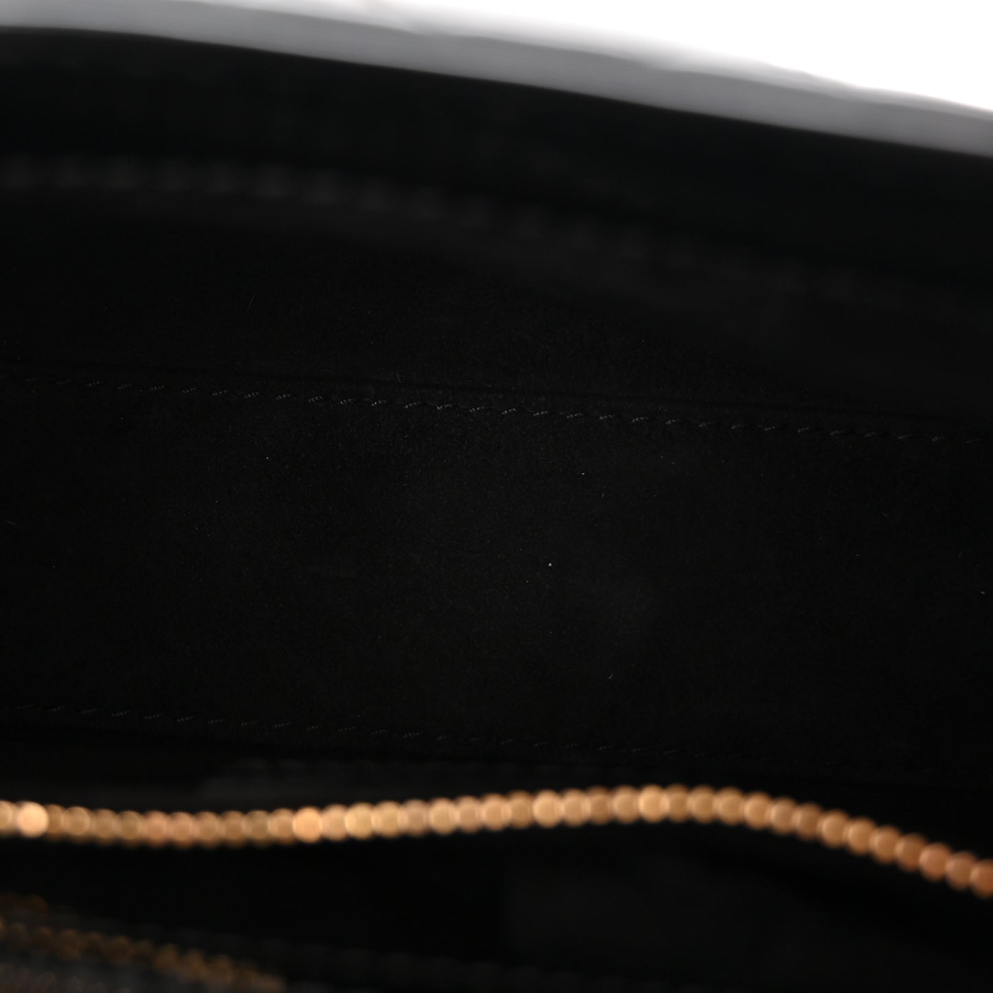 Patent Cannage Mini Lady Dior Black