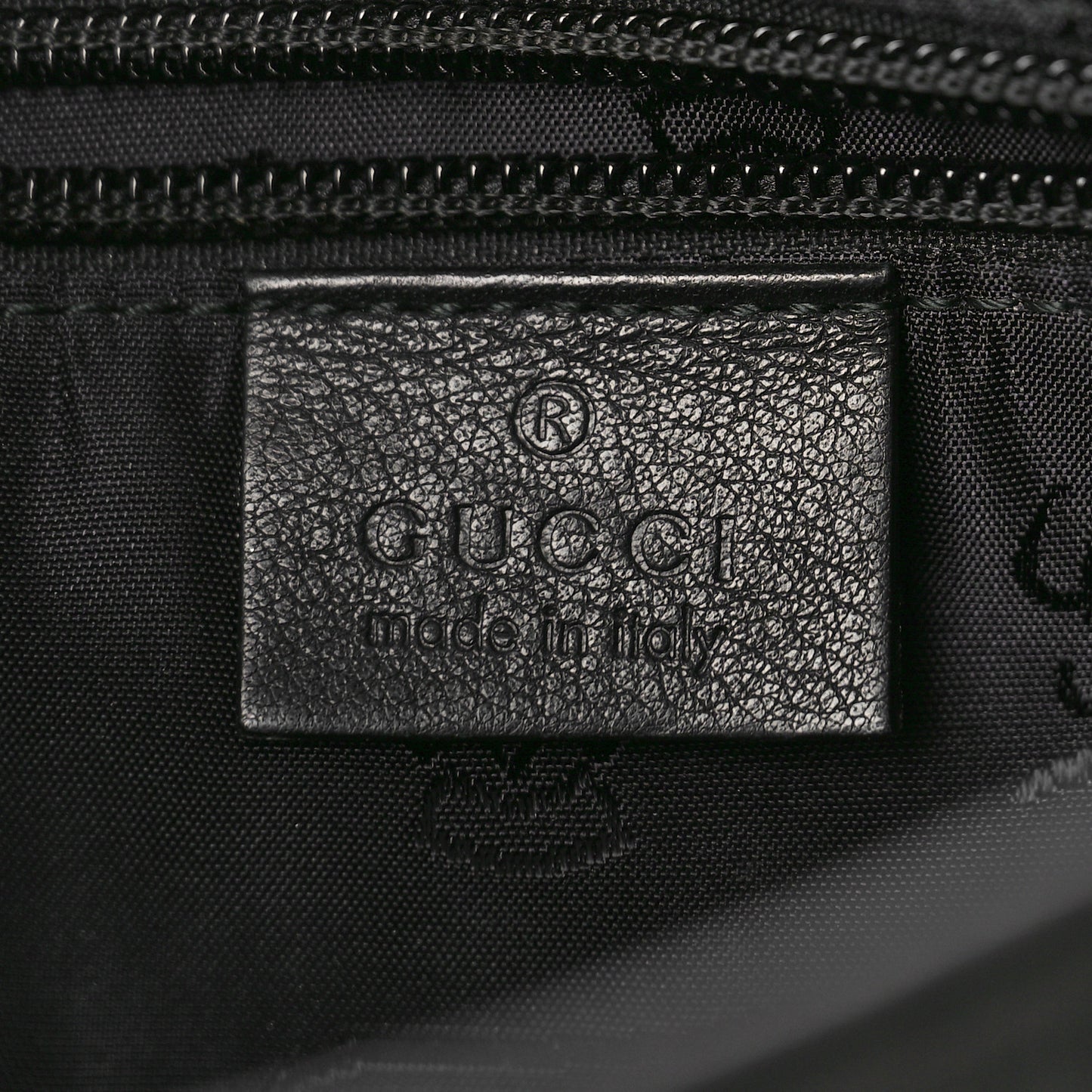 Guccissima Small Flap Messenger Bag Black