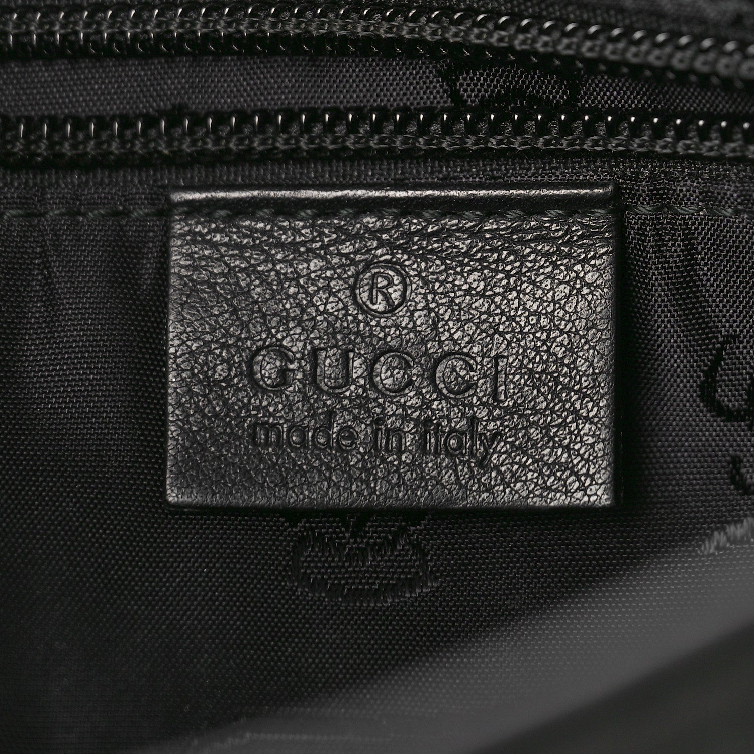 Gucci Guccissima Small Flap Messenger Bag Black 6 of 10