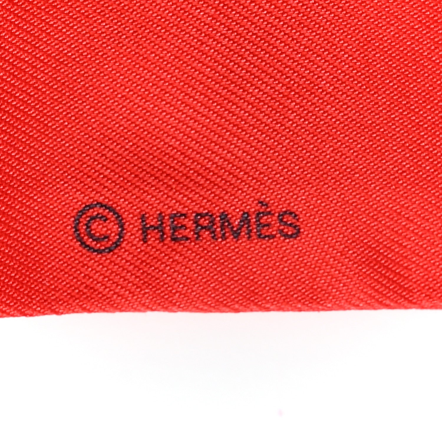 Hermes Silk Tea Time Twilly Rouge Vif Vert Multicolor 4 of 4