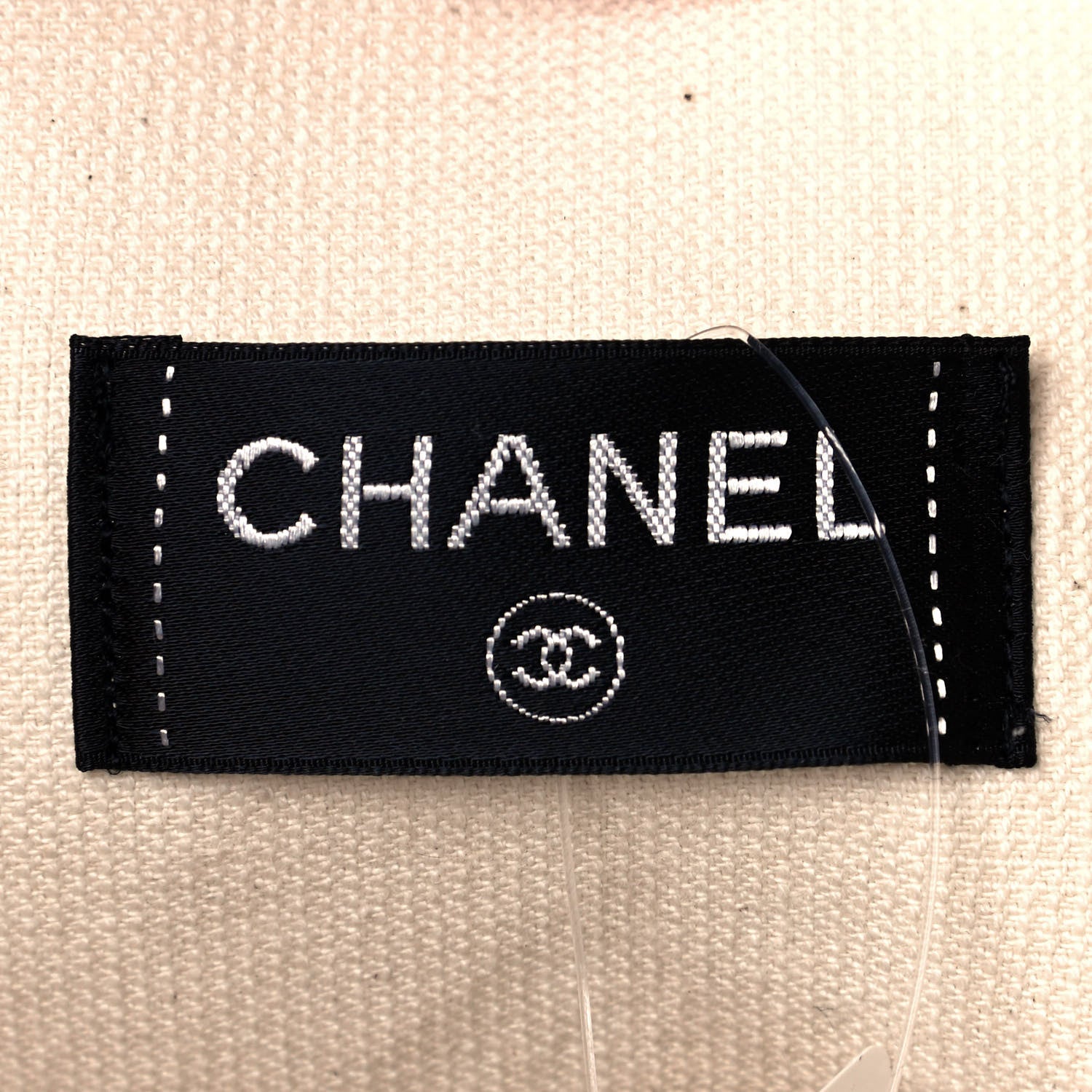 Chanel Terry Cotton CC Beach Tote Towel Set Ivory 7 of 19