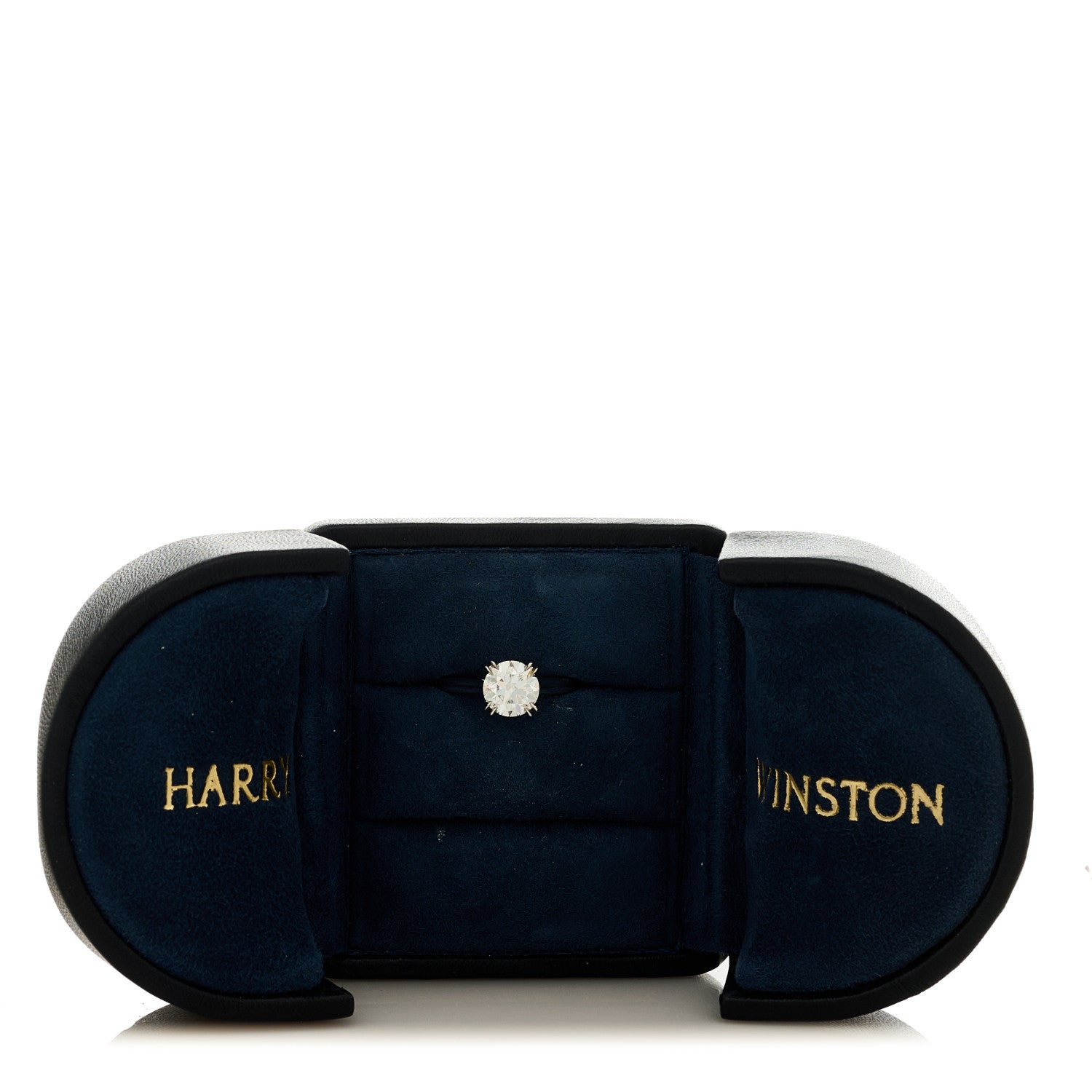 Harry Winston Platinum Diamond 1.39ct Round Brilliant Cut Solitaire Engagement Ring 46 3.75 4 of 8