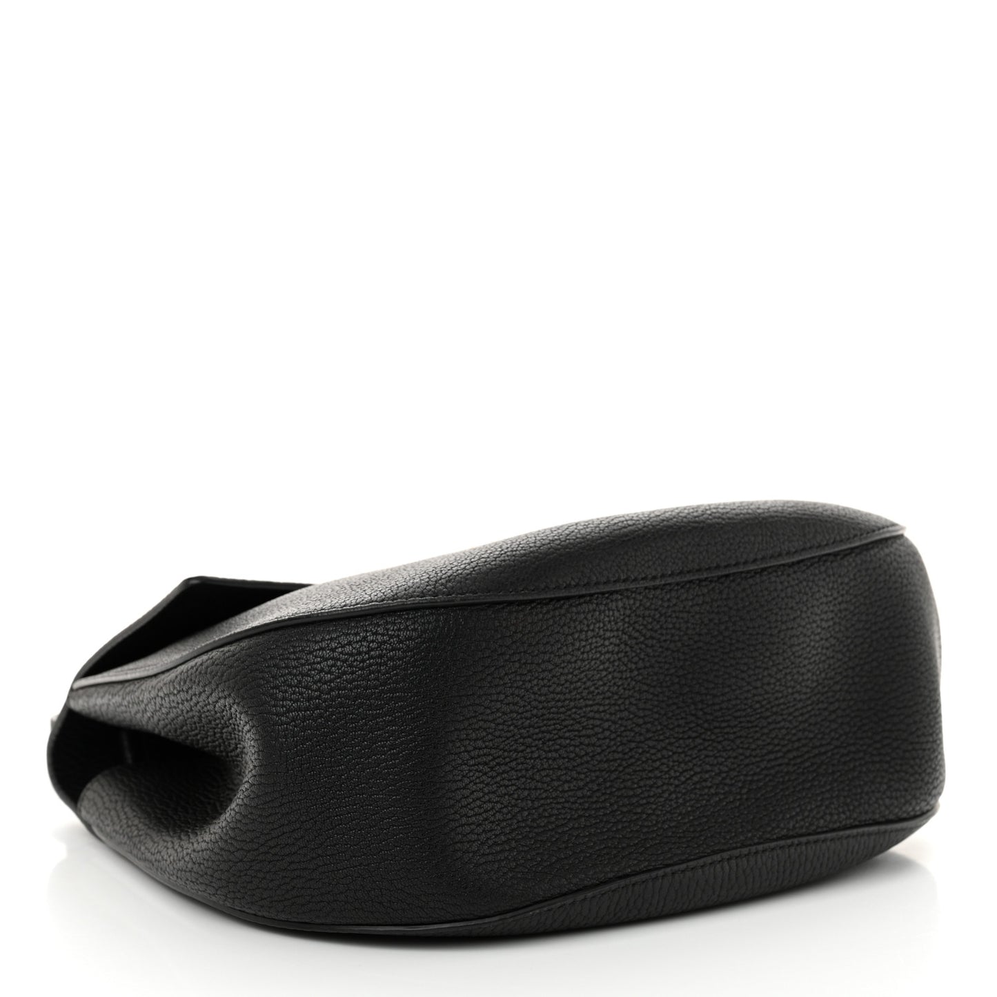 Grained Lambskin Drew Shoulder Bag Black