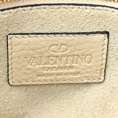 Valentino Garavani VALENTINO GARAVANI Grained Calfskin Medium My Rockstud Frame Bag Light Ivory 6 of 14