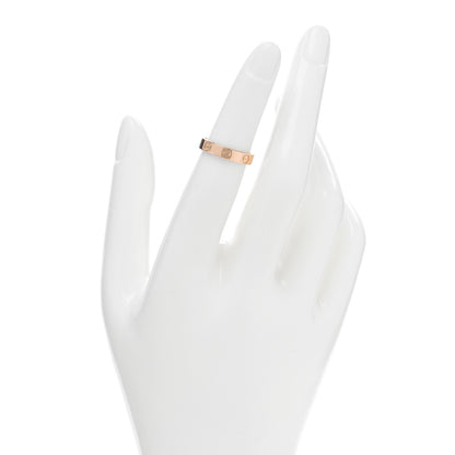 Cartier 18K Pink Gold 3.5mm LOVE Wedding Band Ring 48 4.5 2 of 4