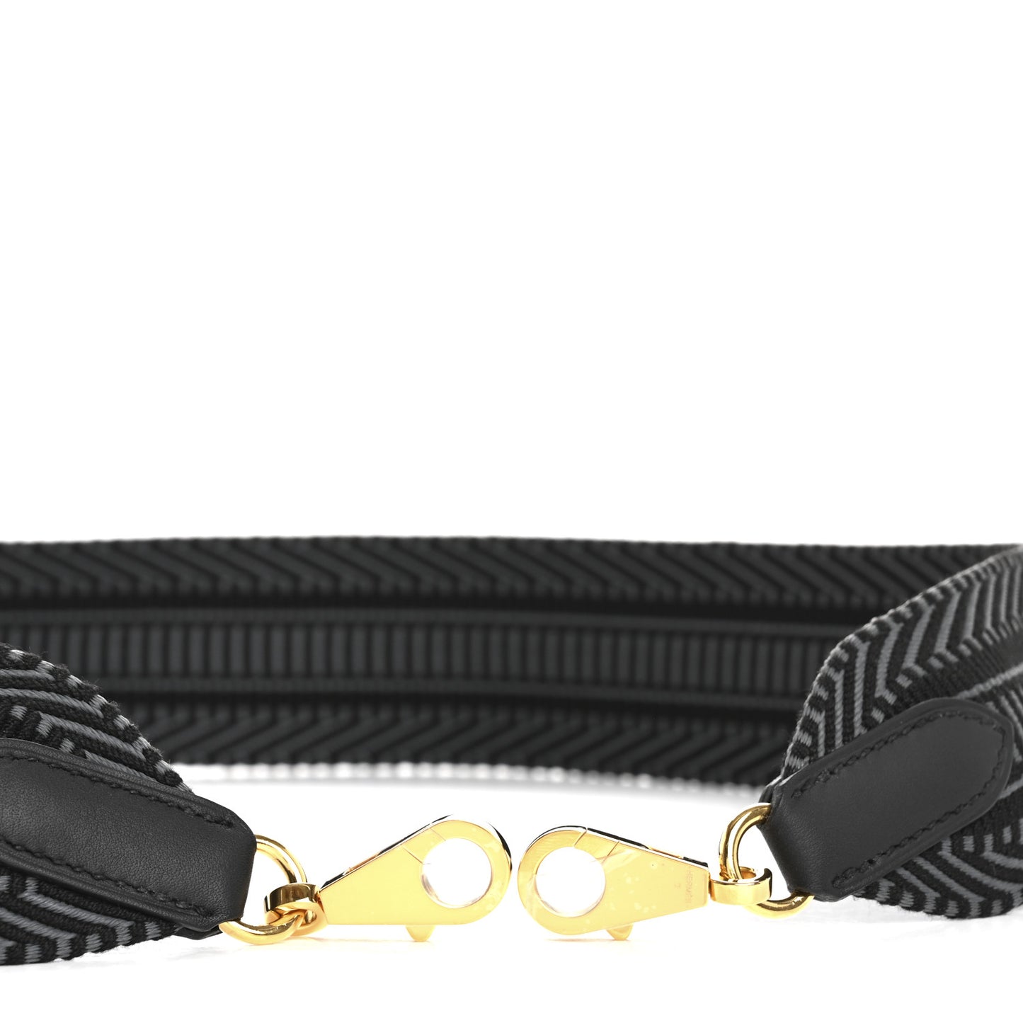 Toile Swift 50mm Sangle Cavale Shoulder Strap Black Gris Misty