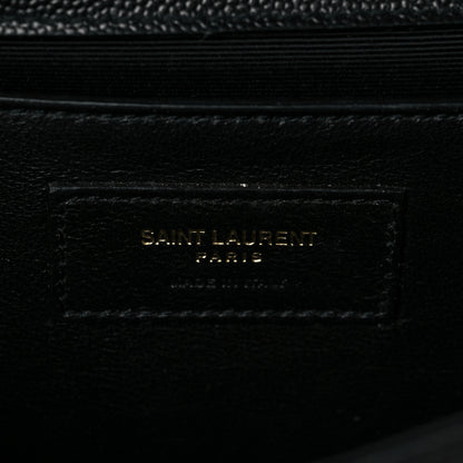 Saint Laurent Grain De Poudre Classic Monogram Tassel Clutch Black 4 of 5