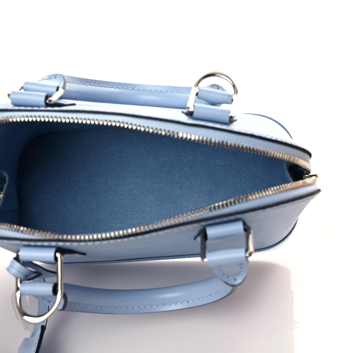 Louis Vuitton Epi Jacquard Alma BB Bleu Nuage 7 of 9