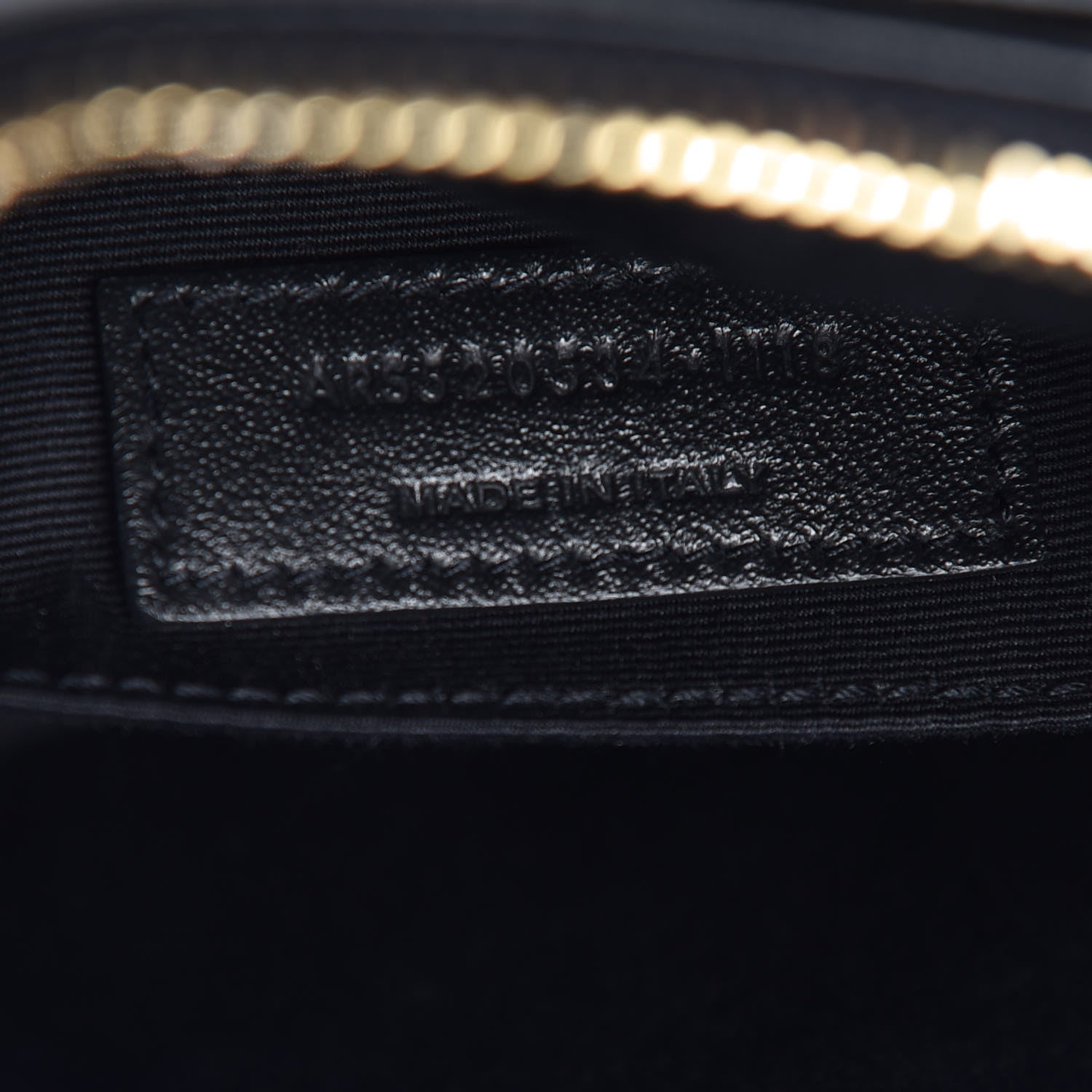Saint Laurent Calfskin Matelasse Monogram Lou Camera Bag Black 7 of 10