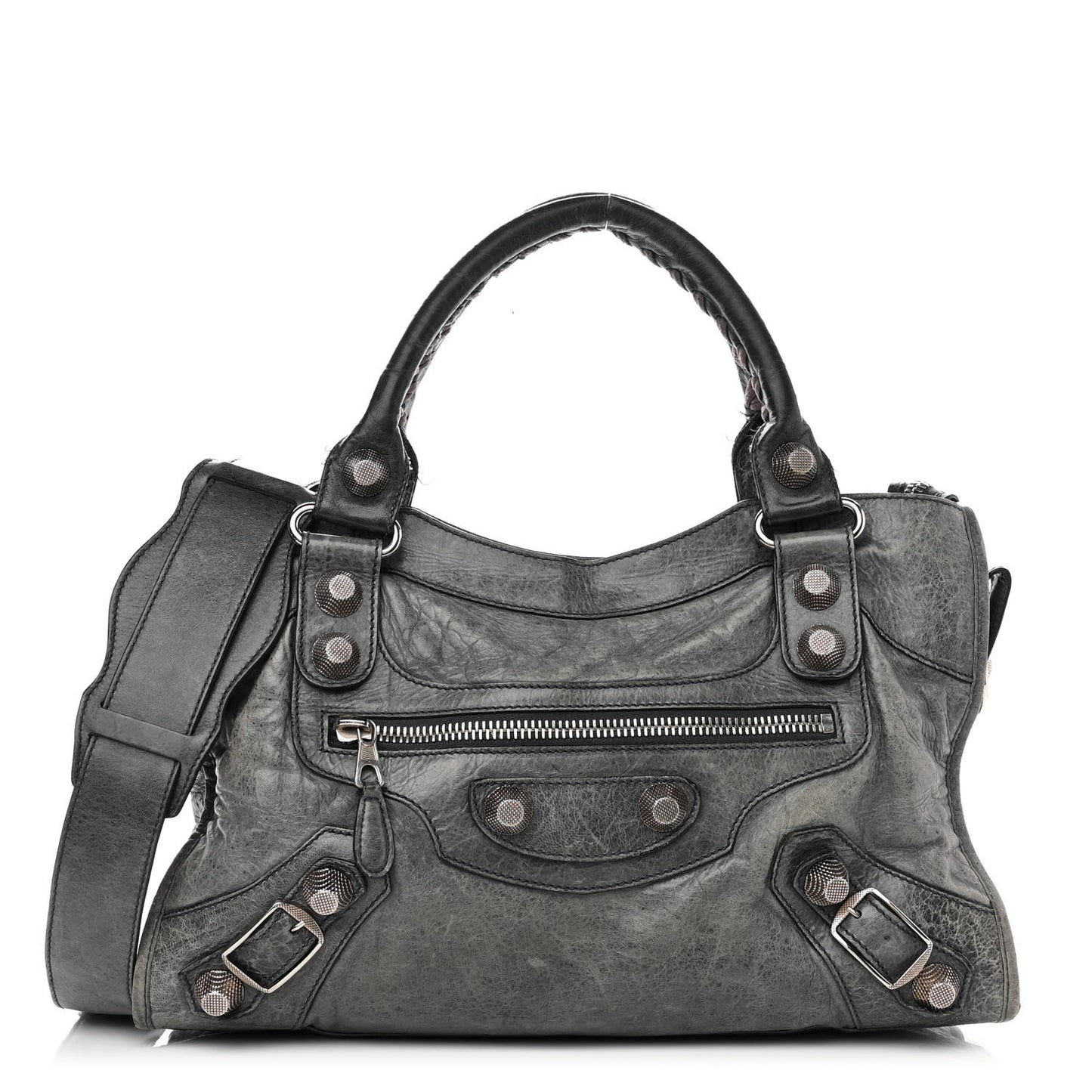 Agneau Giant 21 Silver Hardware City Anthracite