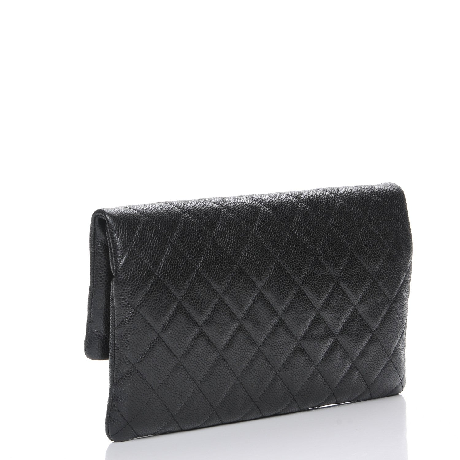 Chanel Caviar Quilted CC Beauty Clutch Black 3 of 8